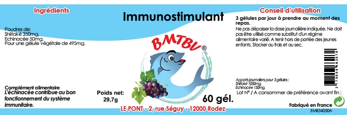 étiquette Immunostimulant